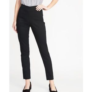 Black High Waist Ankle Pants